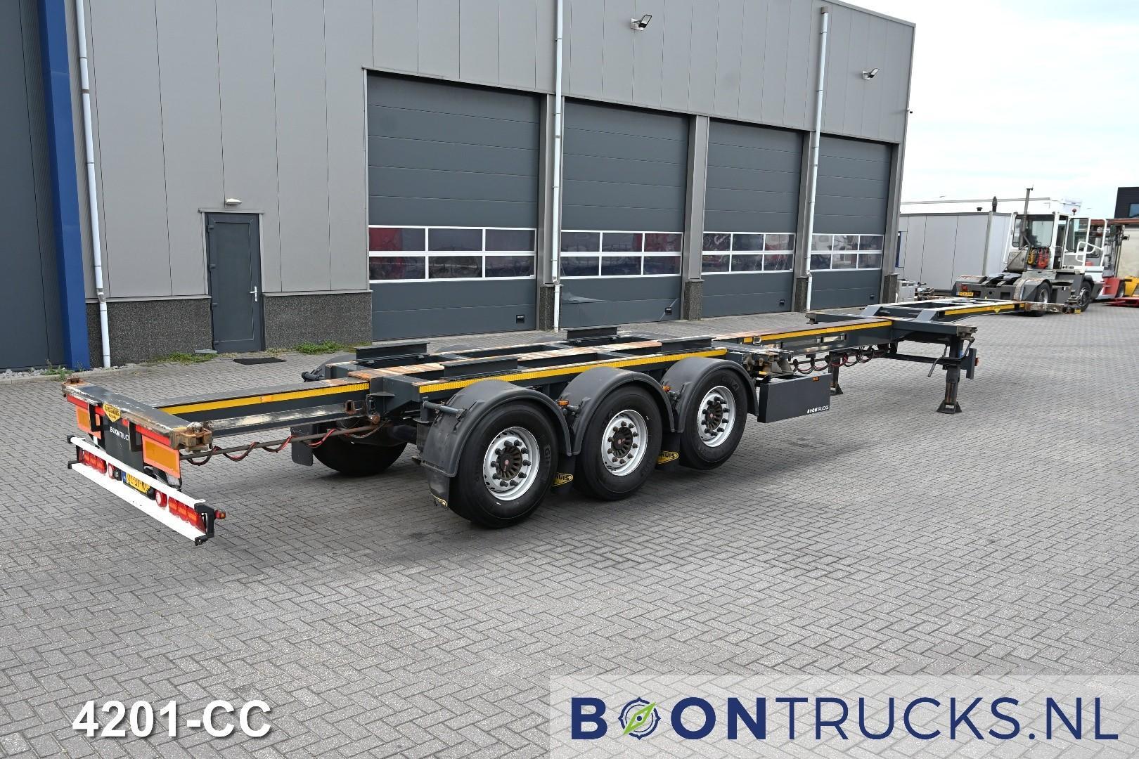 Broshuis 3 UCC-39/45 EU MULTICHASSIS | 2x20-30-40-45ft HC * LIFT AXLE * SAF/DISC * NL TRAILER * APK 02-2027