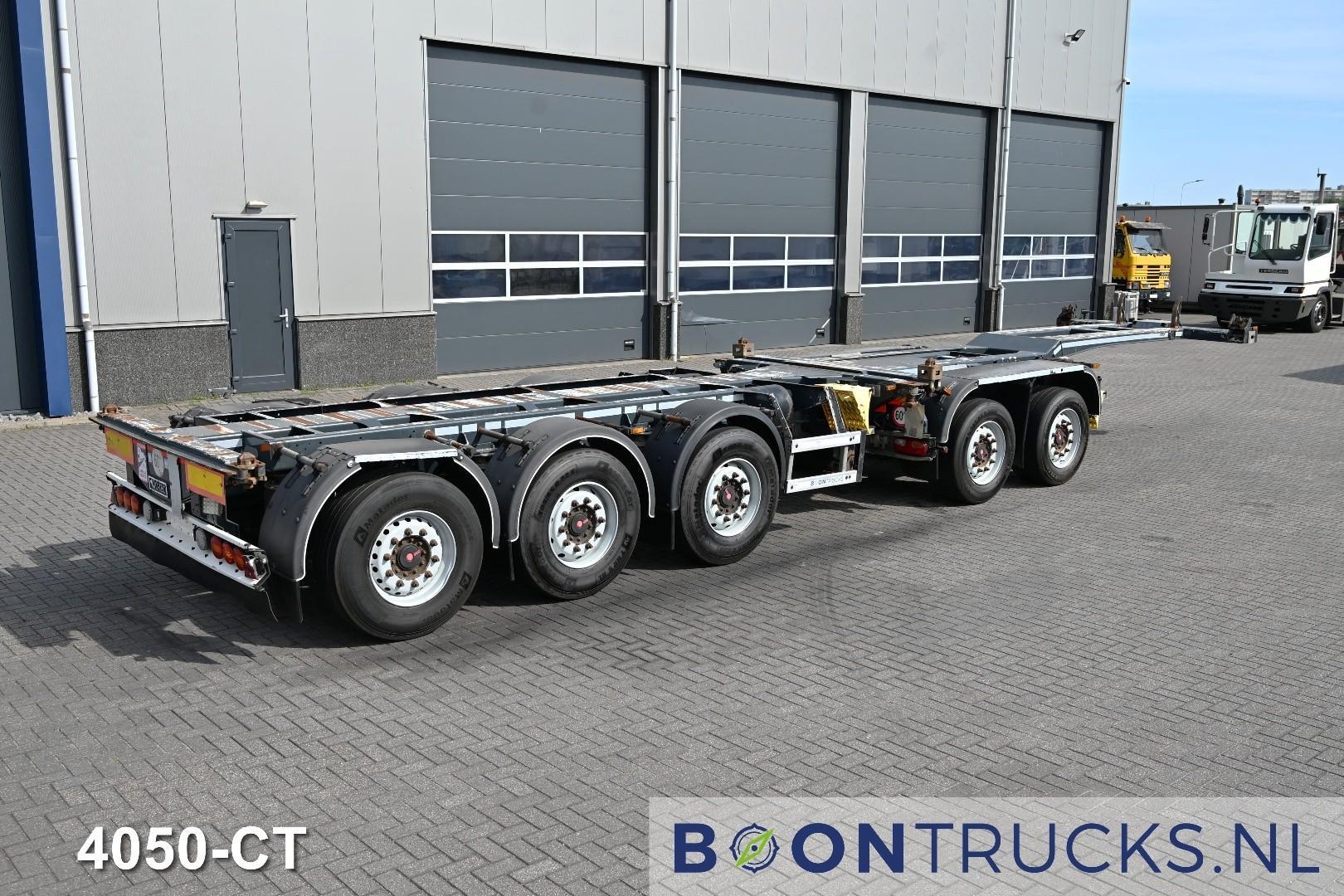 D-Tec COMBITRAILER  S-LINE CT-521-S | 2x20-40ft HC * 3x STEERING AXLE - 4x LIFT AXLE * SAF/DISC