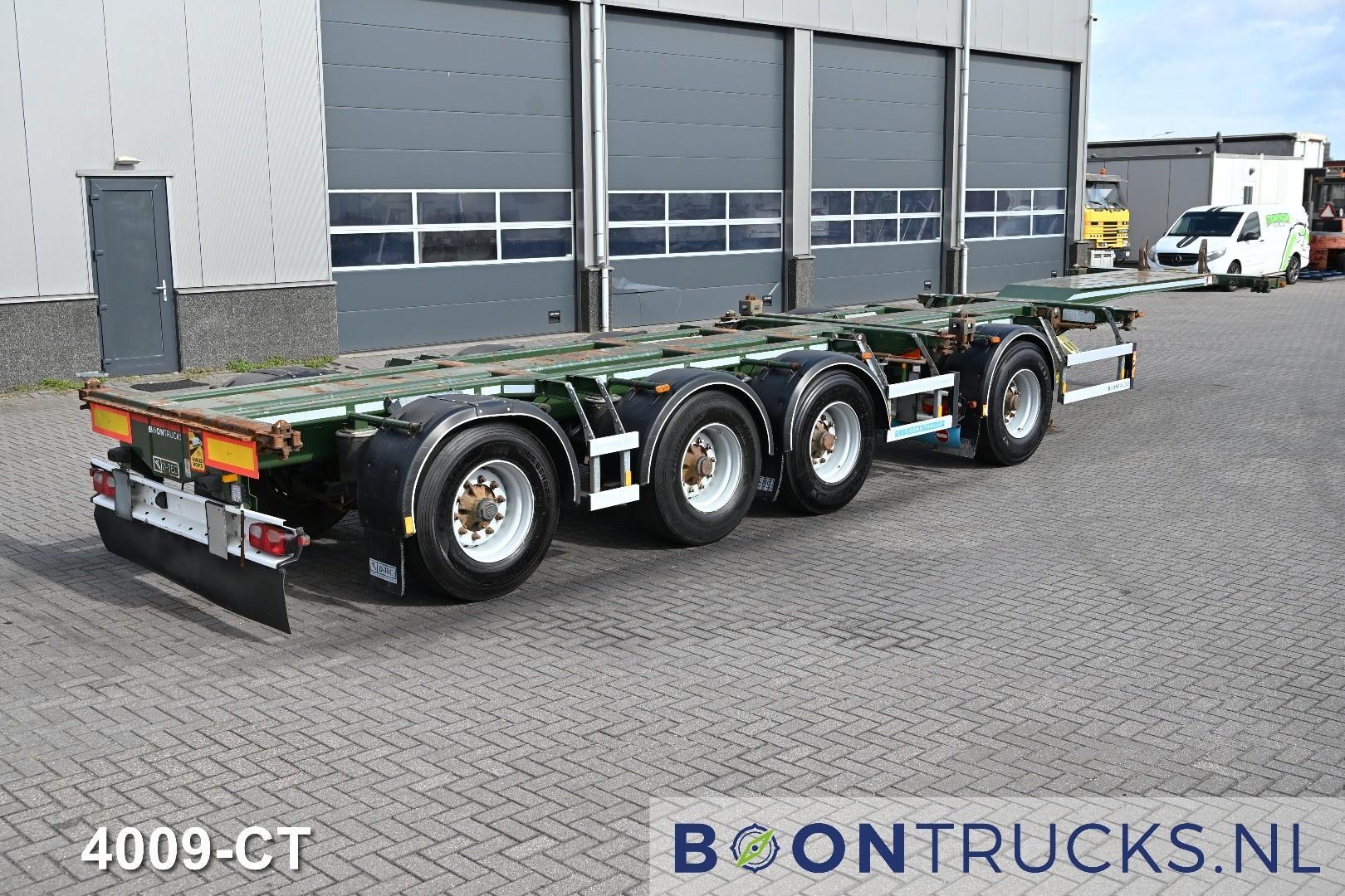 D-Tec CT-43-04D COMBITRAILER | 2x20-30-40-45ft HC * STEERING AXLE * LIFT AXLE * 2x AVAILABLE