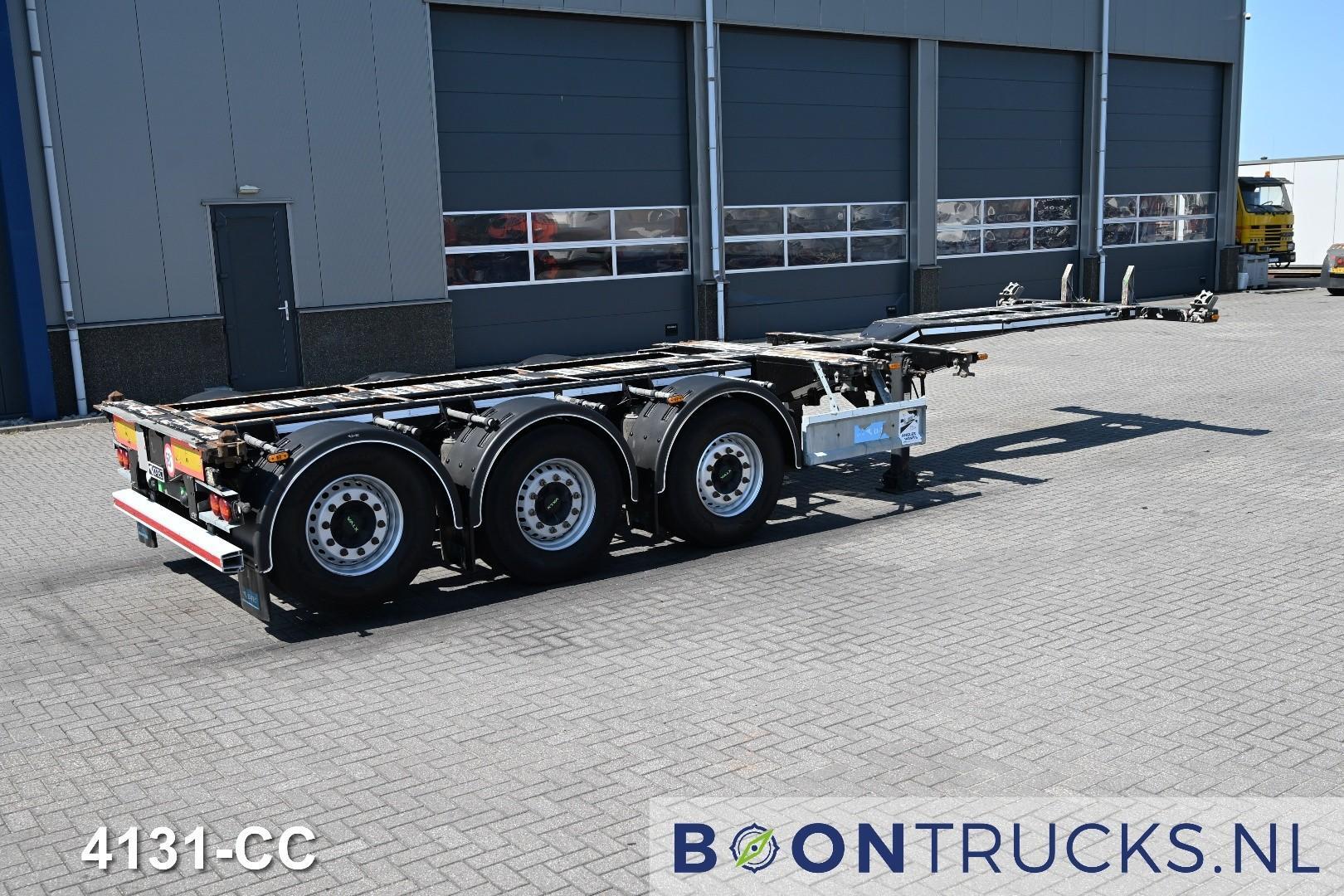 D-Tec FLEXITRAILER | 2x20-30-40-45ft HC * 2x LIFT AXLE * 2x EXTENDABLE * DISC BRAKES