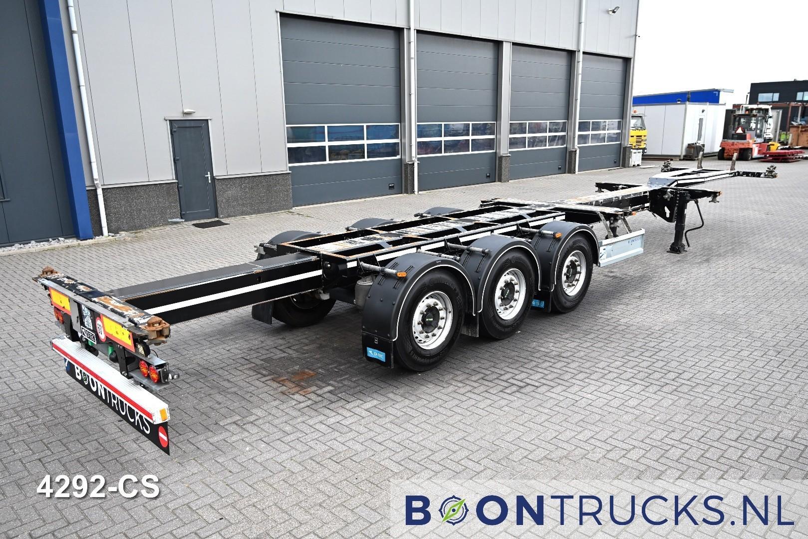 D-Tec FLEXITRAILER | 2x20-30-40-45ft HC * 2x LIFTAS * 2x UITSCHUIFBAAR * 6x BESCHIKBAAR