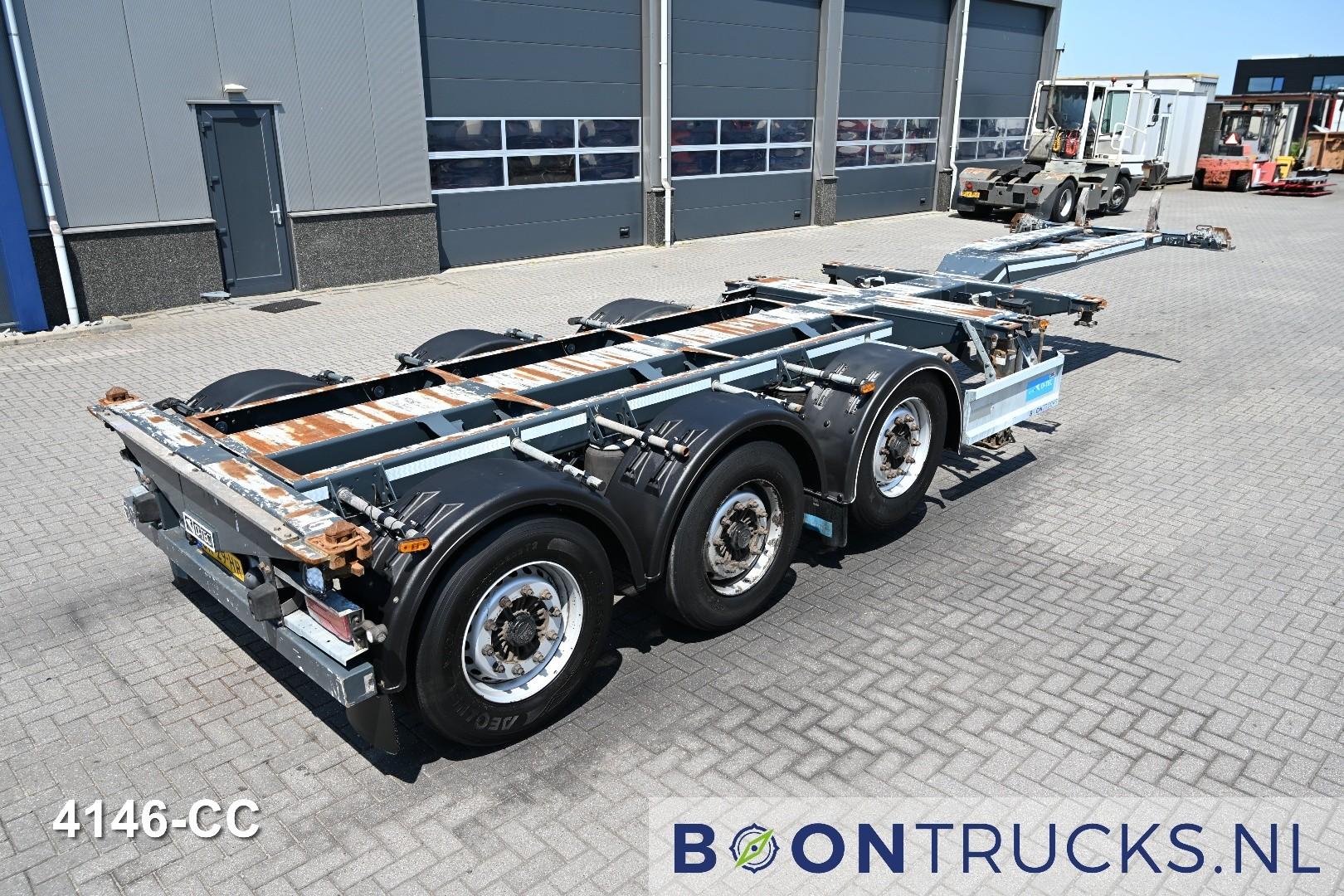 D-Tec FLEXITRAILER | 2x20-30-40-45ft HC * 3x EXTENDABLE * BPW/DISC * NL TRAILER * APK 05-2027