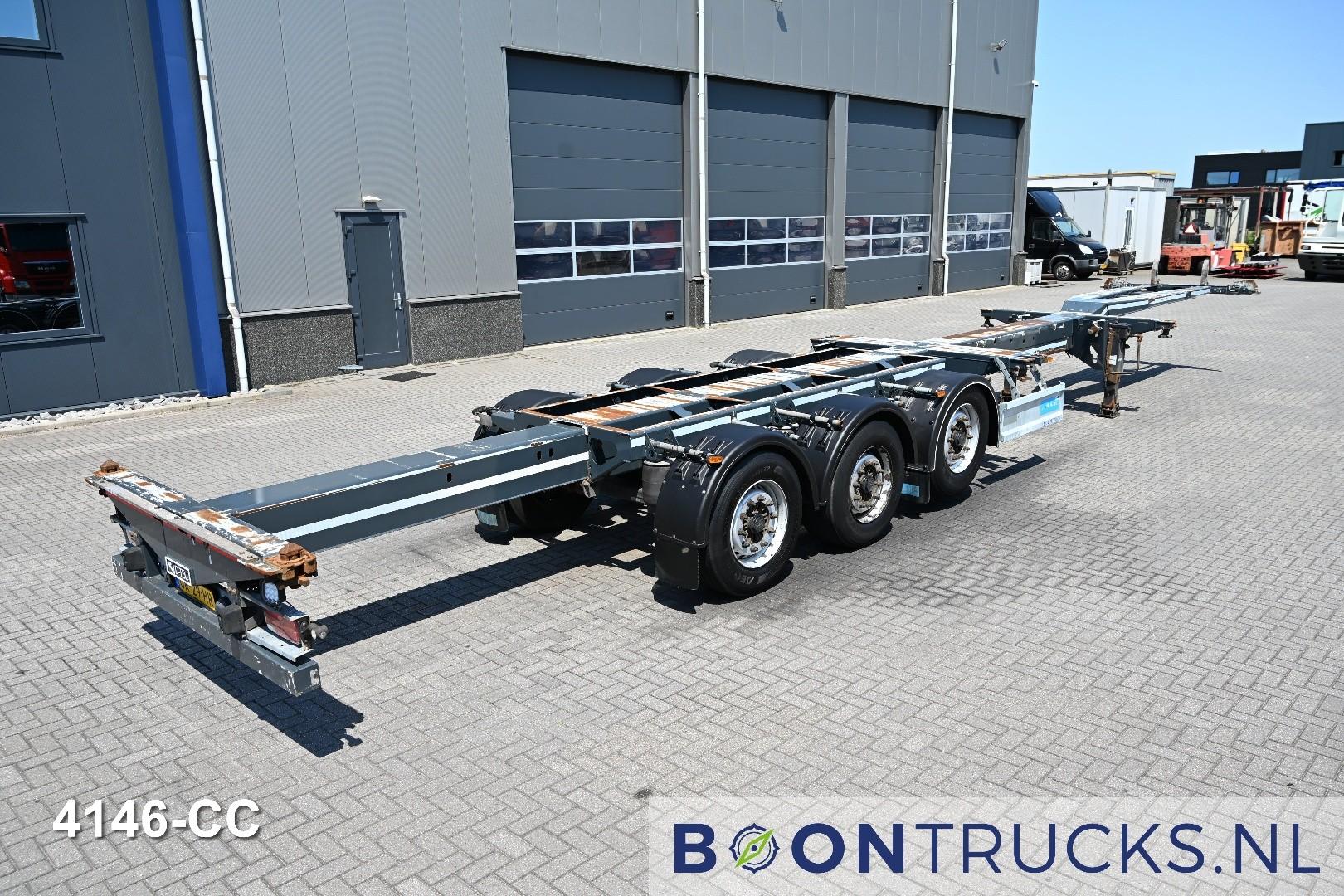 D-Tec FLEXITRAILER | 2x20-30-40-45ft HC * 3x EXTENDABLE * BPW/DISC * NL TRAILER * APK 05-2027