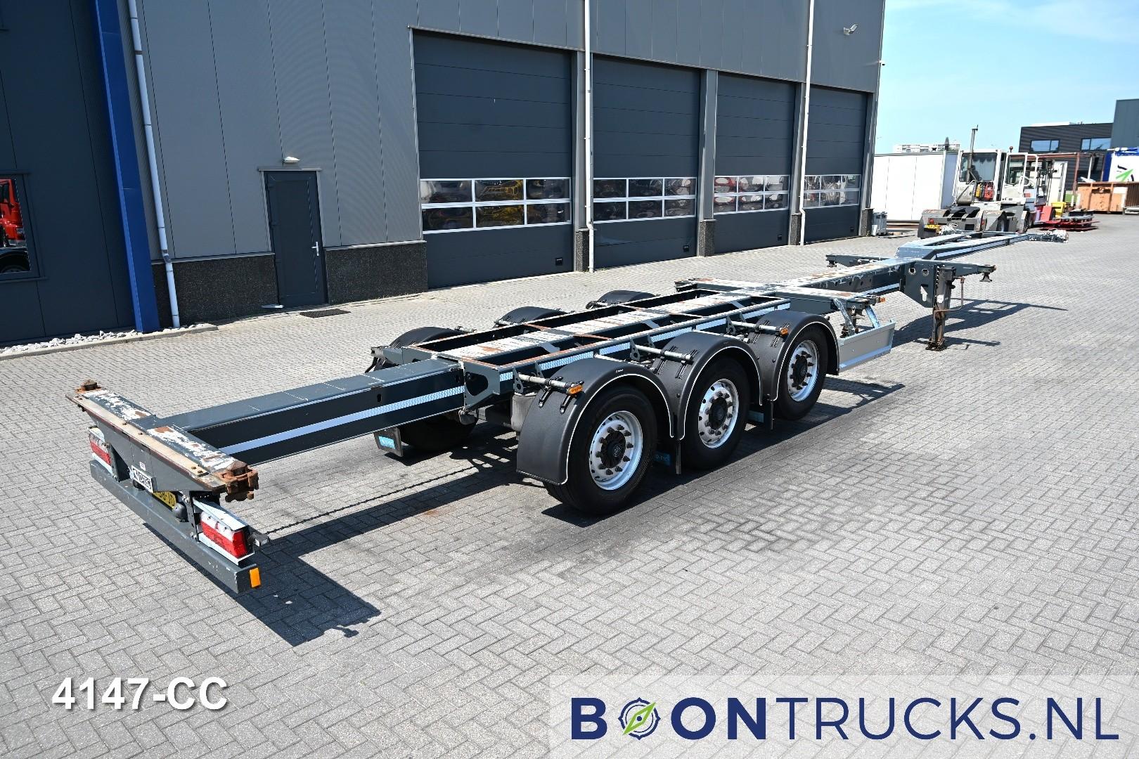 D-Tec FLEXITRAILER | 2x20-30-40-45ft HC * 3x EXTENDABLE * BPW / DISC * NL TRAILER