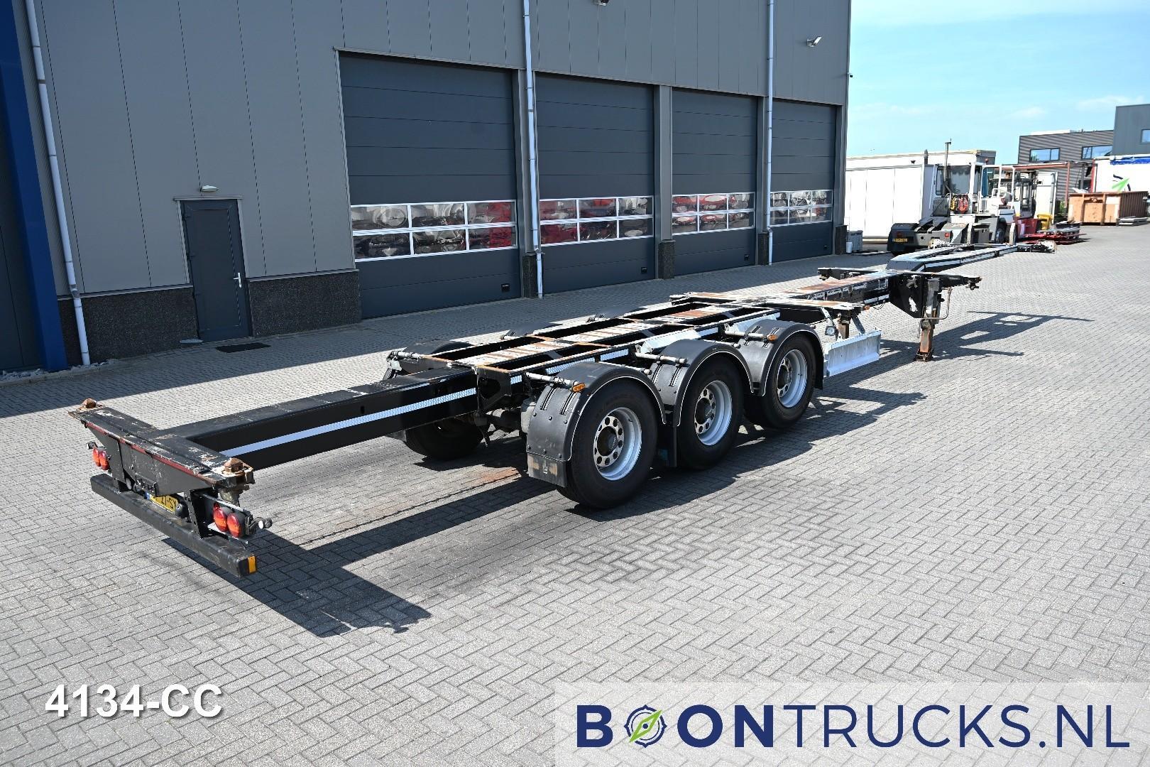 D-Tec FLEXITRAILER | 2x20-30-40-45ft HC * LIFT AXLE * 3x EXTENDABLE * NL TRAILER