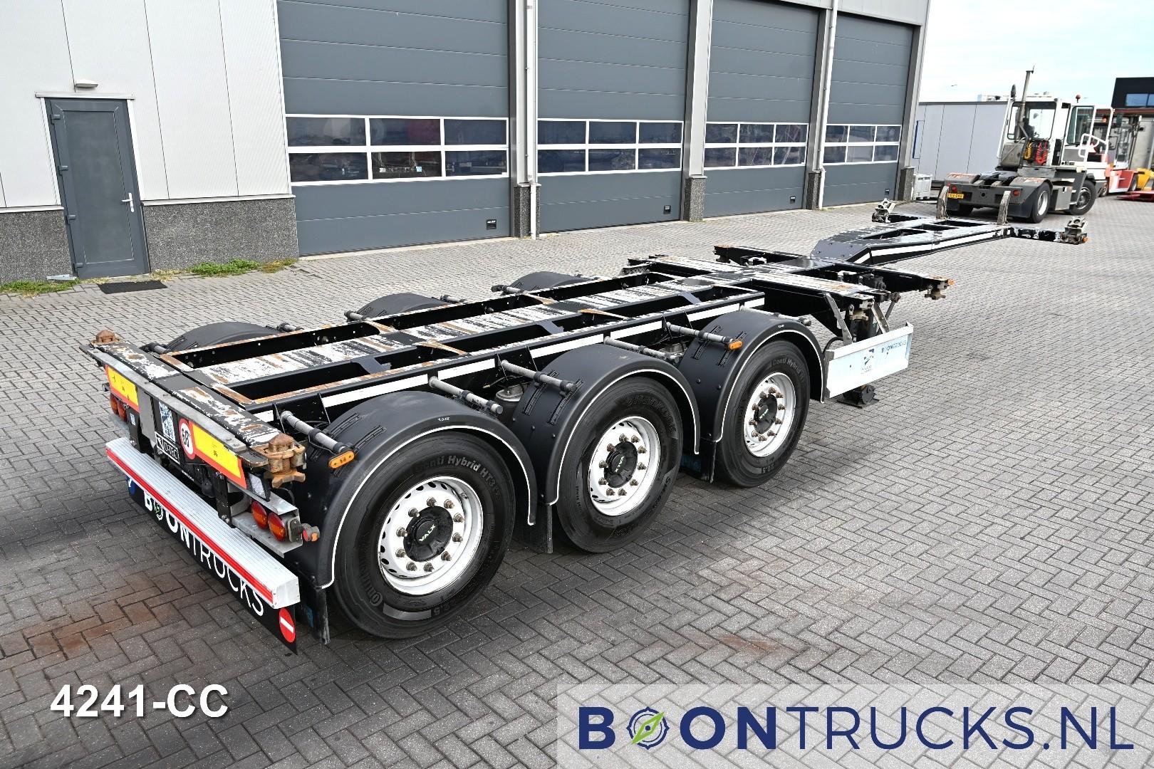 D-Tec FLEXITRAILER LS | 2x20-30-40-45ft HC * 2x LIFTAS * 2x UITSCHUIFBAAR * 9x BESCHIKBAAR