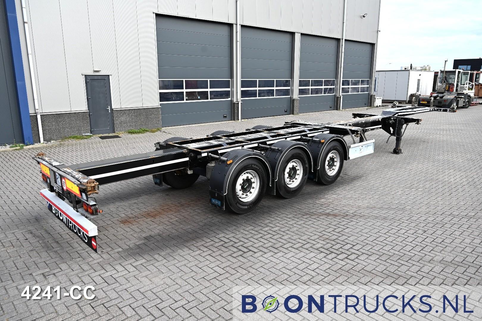 D-Tec FLEXITRAILER LS | 2x20-30-40-45ft HC * 2x LIFTAS * 2x UITSCHUIFBAAR * 9x BESCHIKBAAR