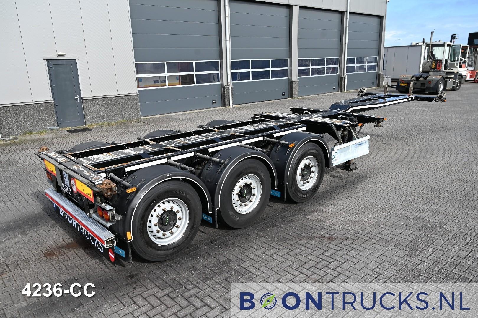 D-Tec FLEXITRAILER LS | 2x20-30-40-45ft HC * 2x LIFTAS * 2x UITSCHUIFBAAR * APK 08-2027