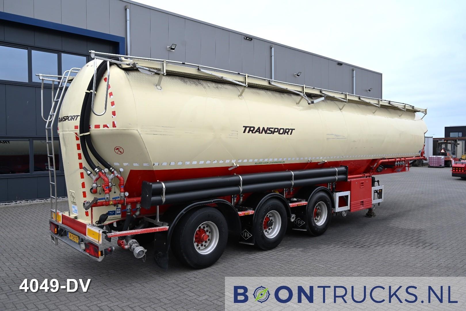 Feldbinder EUT 59.3 SILO | 59 M3 * FOOD * 4 COMP. * STEERING * LIFT AXLE * FULL ALU * NL TRAILER