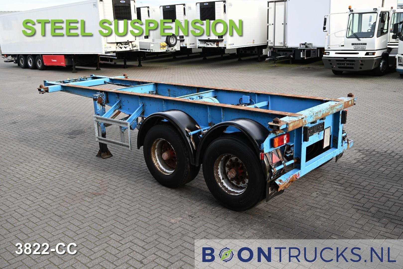 Köhler CS 20/2 CHASSIS | 20ft * STEEL SUSPENSION * BPW / DRUM * 9x AVAILABLE