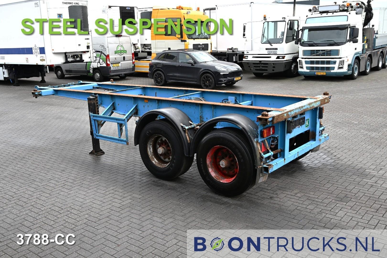 Köhler CS 20/2 CHASSIS | 20ft * STEEL SUSPENSION * BPW/DRUM * 7x AVAILABLE