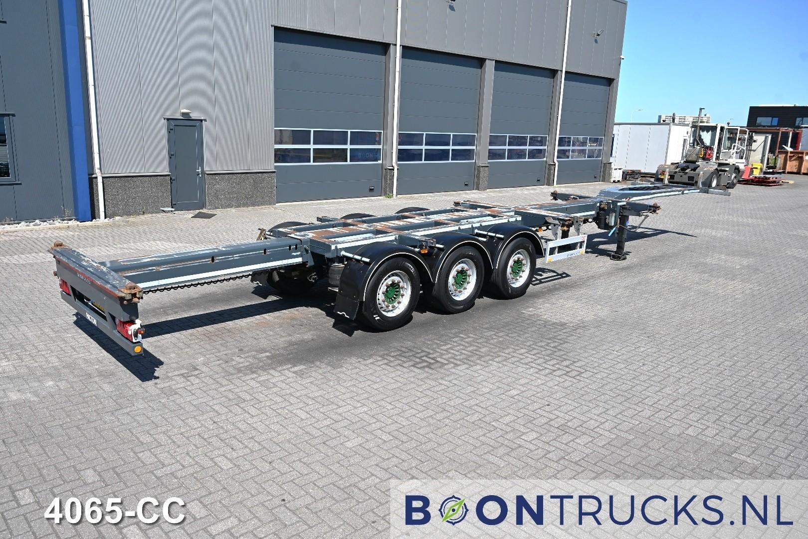 Pacton ET3 | 2x20-30-40-45ft HC * 3x EXTENDABLE * LIFT AXLE * NL TRAILER * APK  01-2027