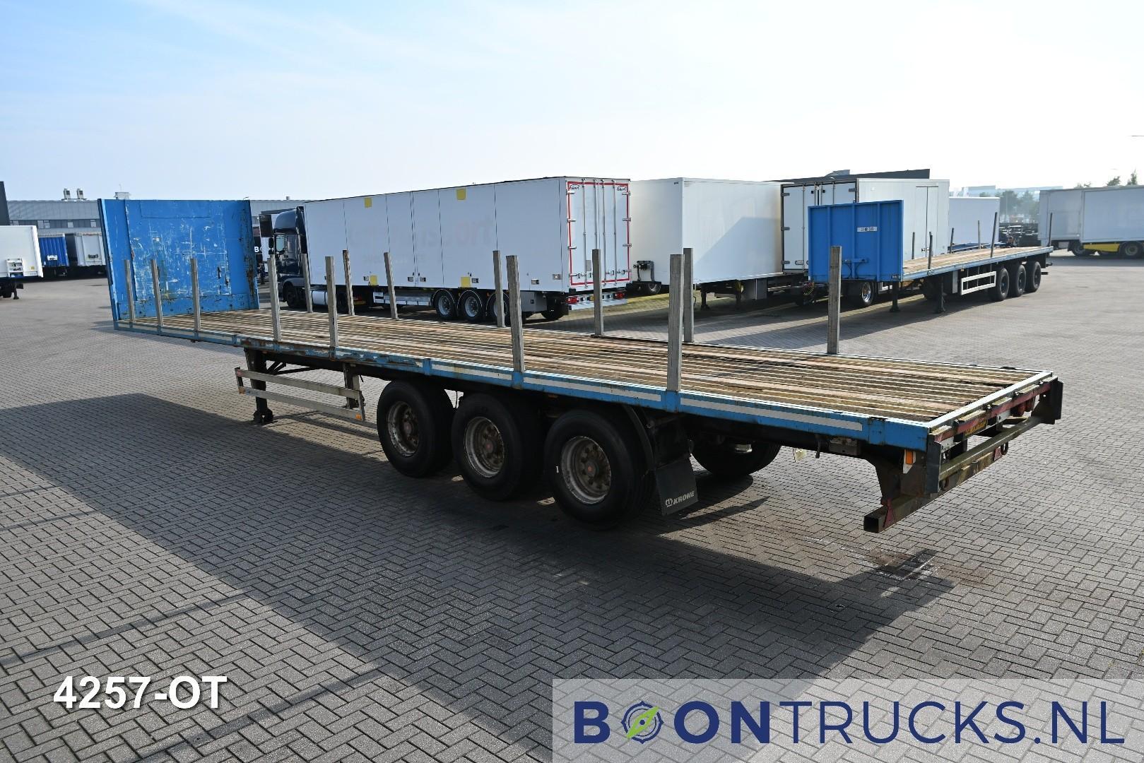 Pacton T3-001 FLATBED | HARDWOOD FLOOR * SAF / DRUM * NL TRAILER