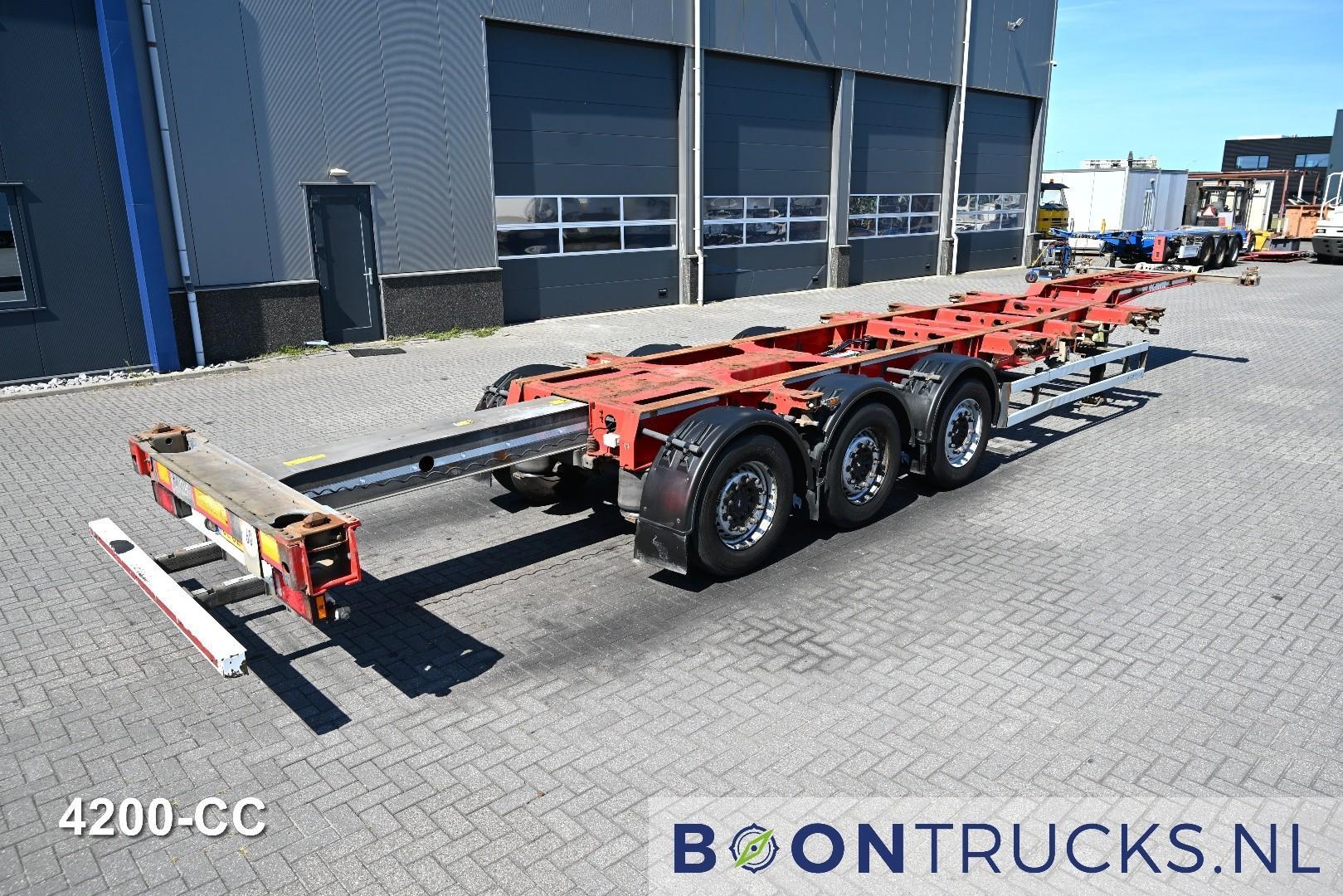 Schmitz Cargobull SCF 24 | 2x20-30-40-45ft HC * EXTENDABLE REAR * DISC * NL TRAILER