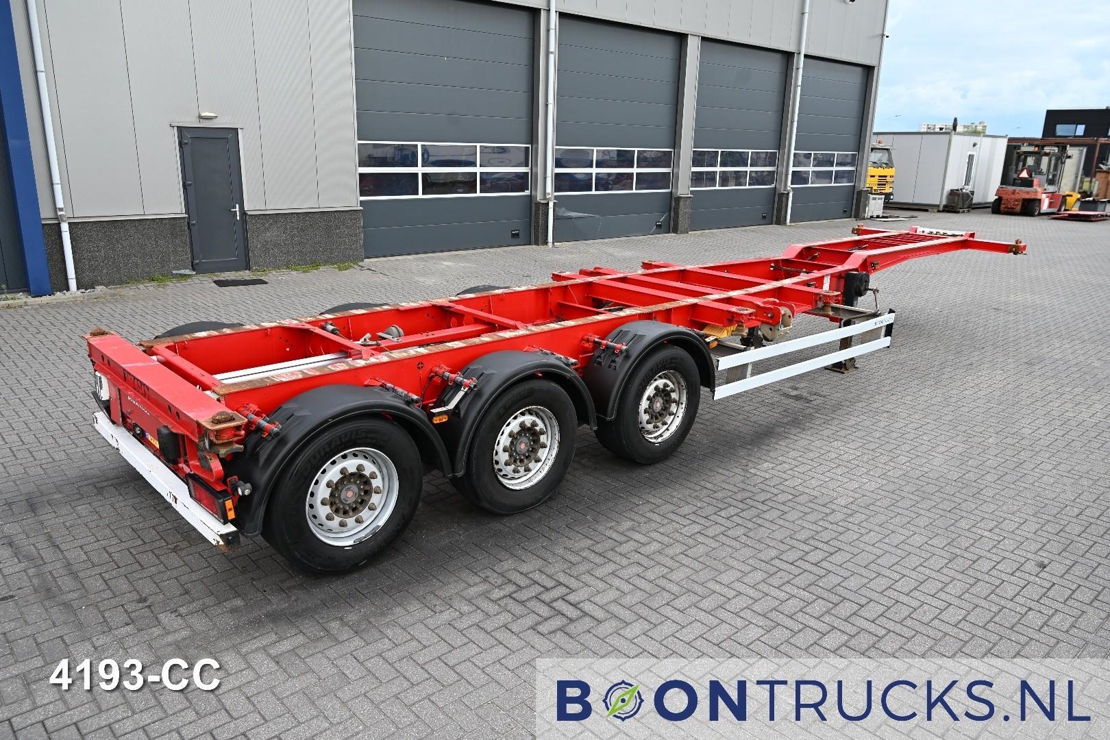 Schmitz Cargobull SCF 24 G | 2x20-30-40ft HC * EXTENDABLE REAR * LIFT AXLE * SAF/DISC * NL TRAILER